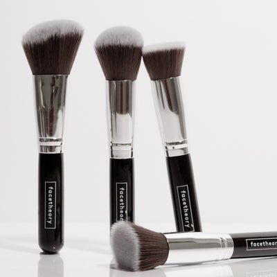 Make Up Brush Set with 4 Premium Face Brushes